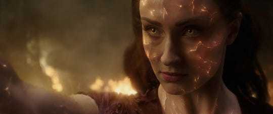 Sophie Turner's Jean Grey gets imbued with great power that tears her apart, inside and out, in the X-Men film 