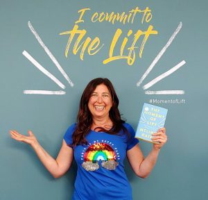 Lisa Niver at Melinda Gates book talk, The Moment of Lift