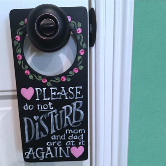 Please Do Not Disturb Sign for parents