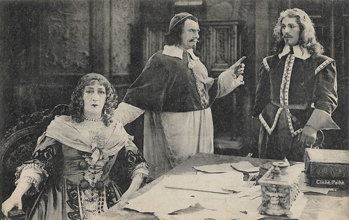 Marguerite Moreno, Jean Périer and Henri Rollan in Vingt ans après (1922)
