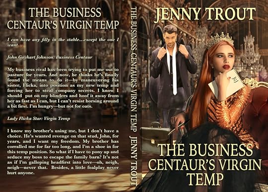 A cover flat for a book titled 