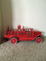 metal fire truck