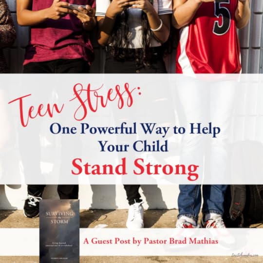 Teen stress is more prevalent than ever before and social media has a lot to do with that. How do we help them stand strong in their faith? How do we help them navigate beyond stress and overwhelm? #teens #teenstress #stress #socialmedia #parenting #biblestudy #hope #stormsoflife #identityinchrist #identity