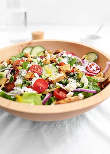 chicken gyro salad from the faux martha