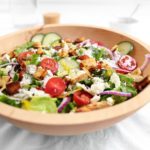 chicken gyro salad from the faux martha