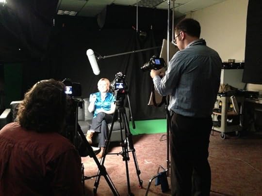 Taping a video series at the Focus on the Family headquarters