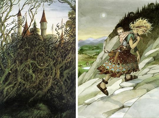 Sleeping Beauty and Rapunzel by Trina Schart Hyman