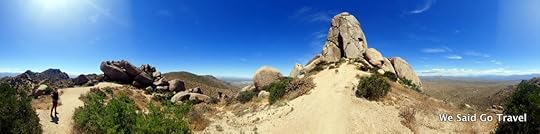 View from hiking at Tom's Thumb in Scottsdale