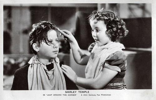 Shirley Temple and Bennie Bartlett in Just Around the Corner (1938)