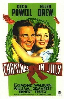 Coincidence in Christmas in the film July 