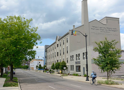 Photo of the former Sachs-Pruden Building at 120 S. Patterson Boulevard, Dayton, Ohio.