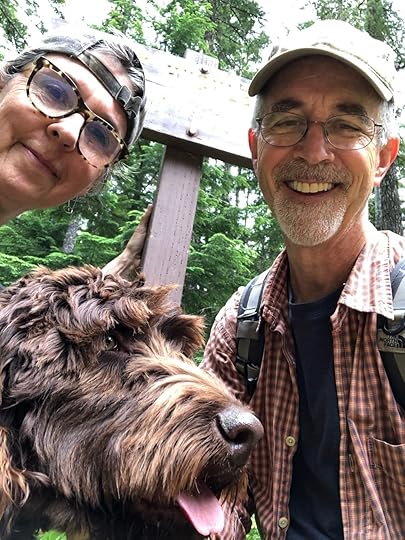 The hikers return from the top of Little Huckleberry