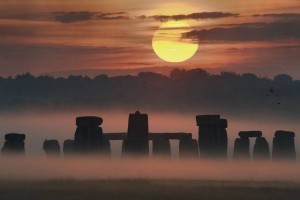 Image of Stonehenge in the Mist. From NASA-APOD.