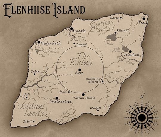 Map of Elenhiise Island