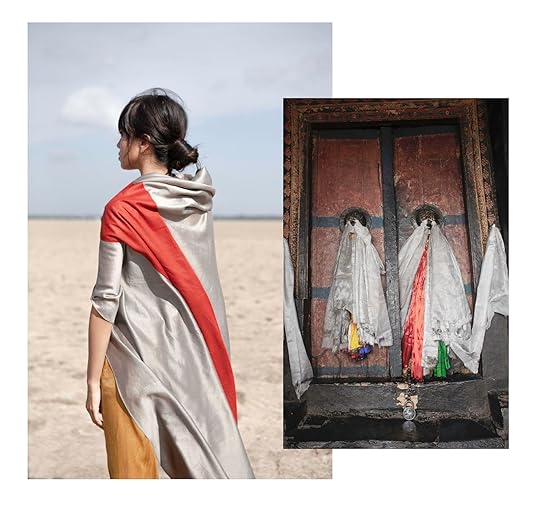 Blusa de seda e inspiración de colección Ladakh de Alejandra Domínguez