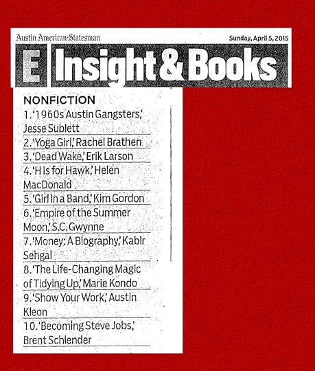 Jesse Sublett, Austin true crime author, crime novelist, musician