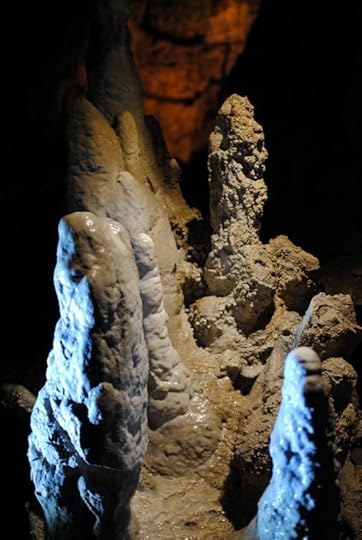 inside a cave
