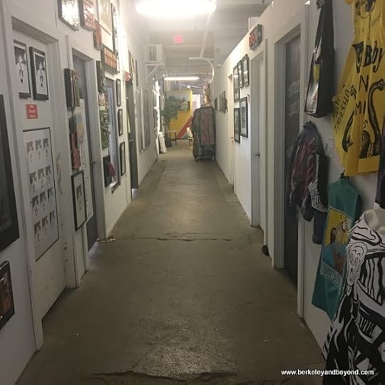 hallway at 400 West Rich artist collective in Columbus, Ohio