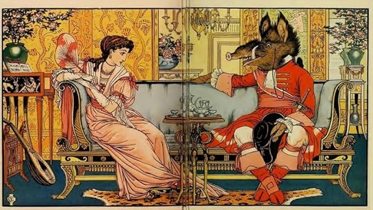 Beauty & the Beast by Walter Crane