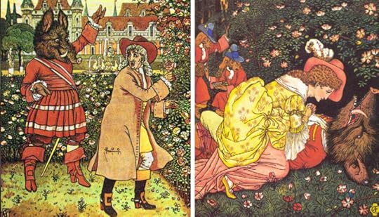 Beauty and the Beast by Walter Crane
