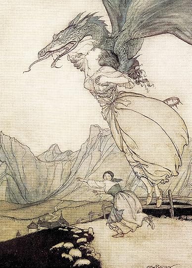 Dragon by Arthur Rackham