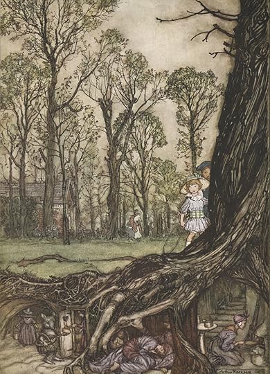 The fairies under Kensington Gardens by Arthur Rackham