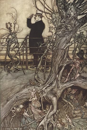 Fairies in Kensington Garden by Arthur Rackham