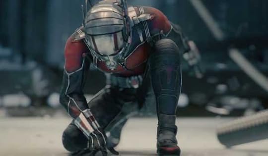 Ant-Man in the bathtub in Ant-Man