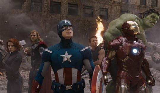 The Avengers team shot in 2012 Avengers
