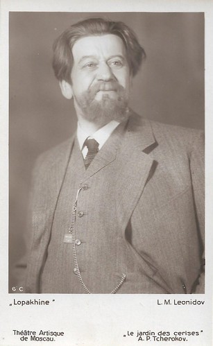 Leonid Leonidov as Lopakhin in The Cherry Orchard, Moscow Art Theatre