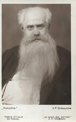 Vladimir Gribunin as Simeonov-Pishchik in The Cherry Orchard, Moscow Art Theatre