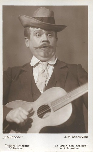 Ivan Moskvin as Yepikhodov in The Cherry Orchard, Moscow Art Theatre