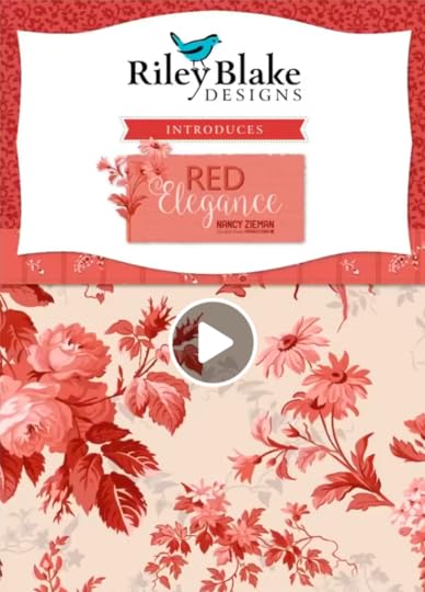 The Nancy Zieman Team is thrilled to share an advance peek at our BRAND NEW! RED ELEGANCE fabric line with Riley Blake Designs - in stores NOV. 2019. 