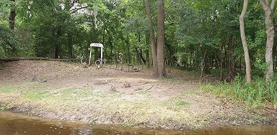 Creepy cemetery in Manchac Swamp