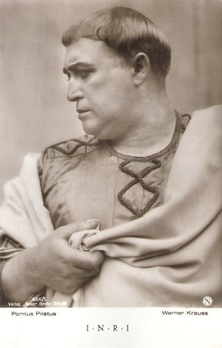 Werner Krauss in I.N.R.I. (1923),