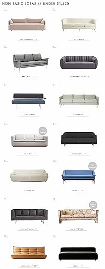 Emily Henderson Non Basic Sofas Under $1500 2 Across