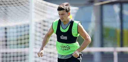 随莱斯特城队在法国备战的马奎尔