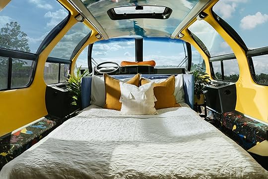 Inside of Oscar Meyer Weinermobile on Airbnb
