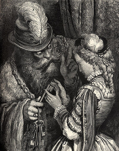 Bluebeard by Gustav Dore