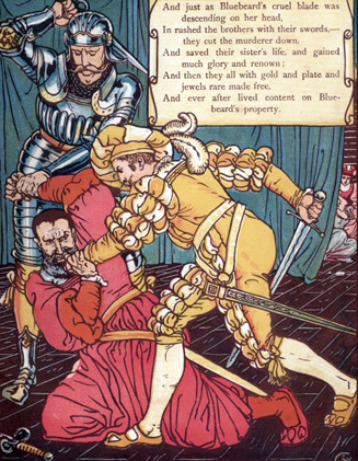 The Brothers Come to the Rescue by Walter Crane