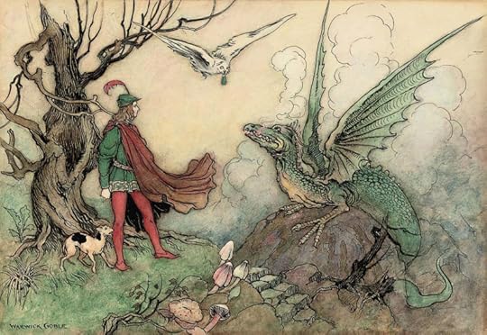 The Knight and the Dragon by Warwick Goble