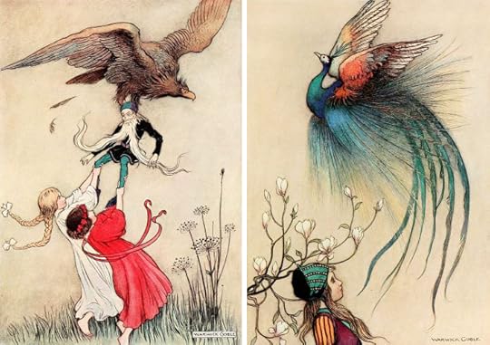 Snow White & Rose Red and The Juniper Tree by Warwick Goble