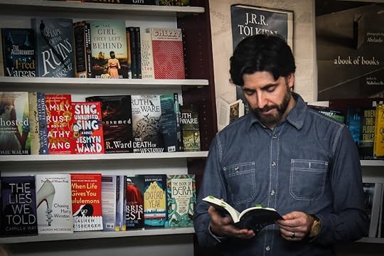 S.C. Eston reading at the launch of his book, The Conclave