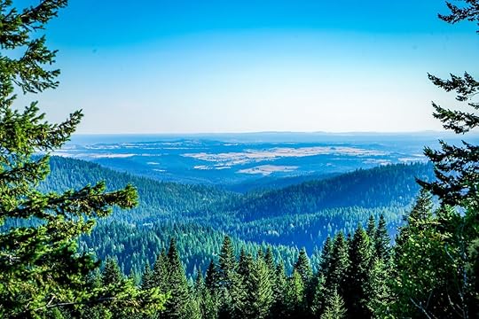 view from Mount Spokane in Spokane Washington