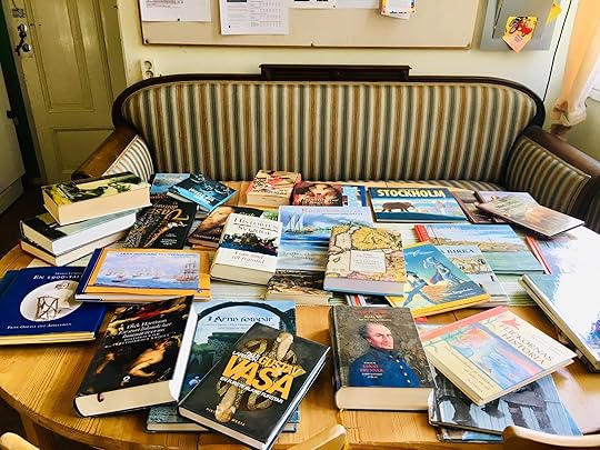 Library boat in Sweden