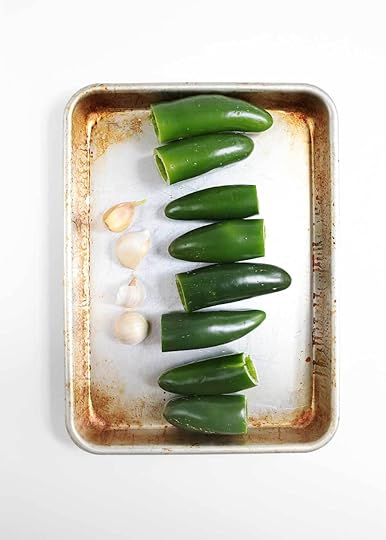 Roasted jalapeño salsa from the faux martha