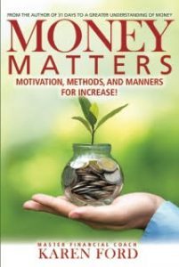 Preview to Amazon Bestselling book Money Matters by Karen Ford