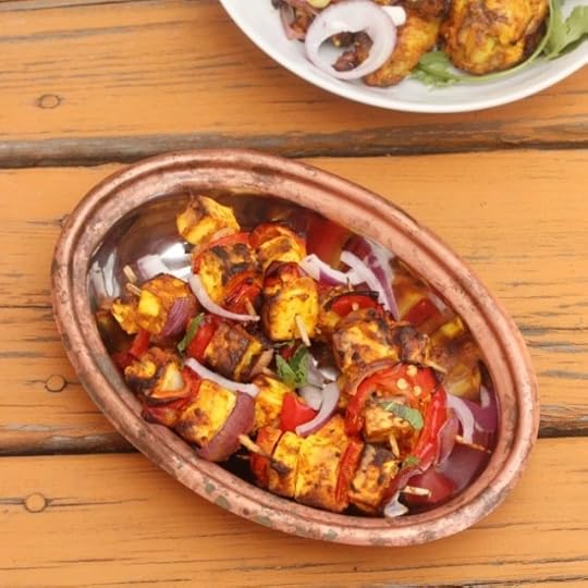 Paneer Tikka or Shaslik