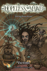 Salamandra dramatically uses her magic powers to make tea