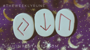 The Weekly Rune, cast for 21 July 2019 on Intentional Insights- by S. Kelley Harrell, Soul Intent Arts #theweeklyrune